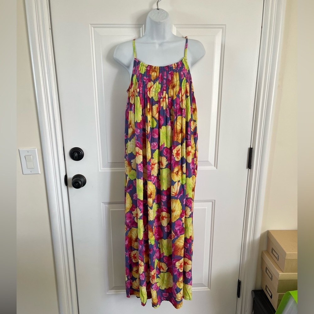 Area Stars hibiscus floral print midi sundress - Picture 4 of 8